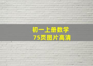 初一上册数学75页图片高清