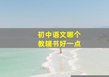 初中语文哪个教辅书好一点