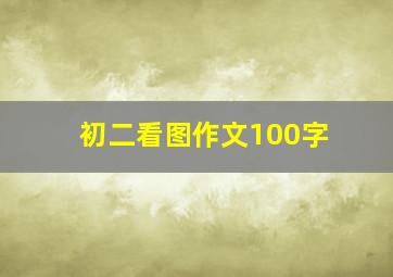 初二看图作文100字