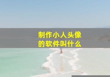 制作小人头像的软件叫什么