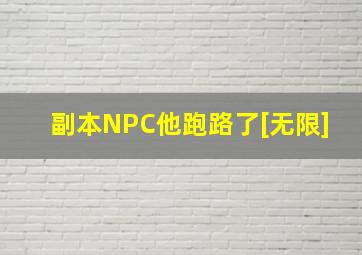 副本NPC他跑路了[无限]