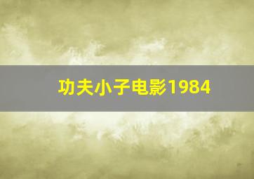 功夫小子电影1984