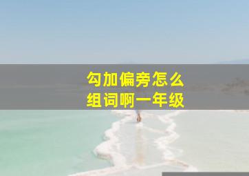 勾加偏旁怎么组词啊一年级