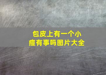 包皮上有一个小痘有事吗图片大全