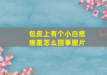 包皮上有个小白疙瘩是怎么回事图片