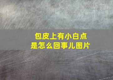 包皮上有小白点是怎么回事儿图片