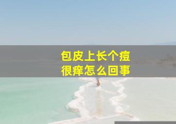 包皮上长个痘很痒怎么回事