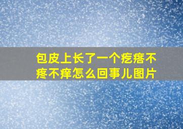 包皮上长了一个疙瘩不疼不痒怎么回事儿图片