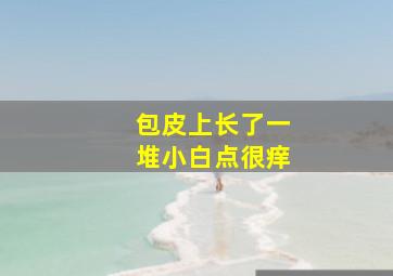 包皮上长了一堆小白点很痒