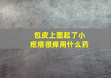 包皮上面起了小疙瘩很痒用什么药