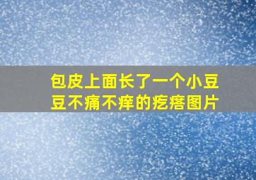 包皮上面长了一个小豆豆不痛不痒的疙瘩图片