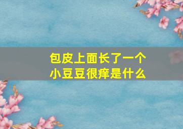 包皮上面长了一个小豆豆很痒是什么