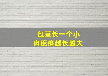 包茎长一个小肉疙瘩越长越大