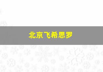 北京飞希思罗