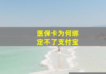 医保卡为何绑定不了支付宝