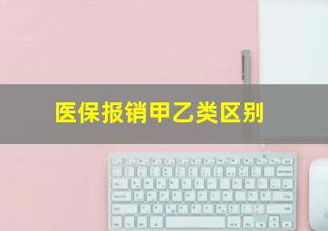 医保报销甲乙类区别