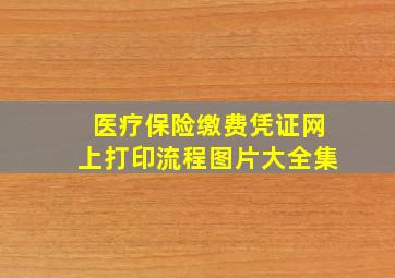 医疗保险缴费凭证网上打印流程图片大全集