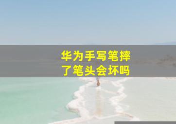 华为手写笔摔了笔头会坏吗