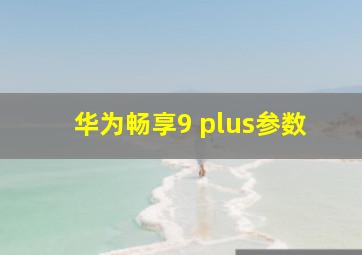 华为畅享9 plus参数