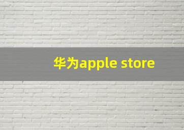 华为apple store