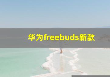 华为freebuds新款