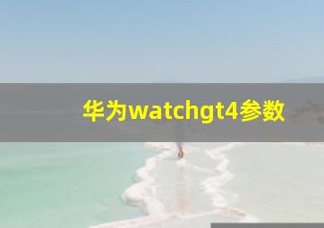 华为watchgt4参数