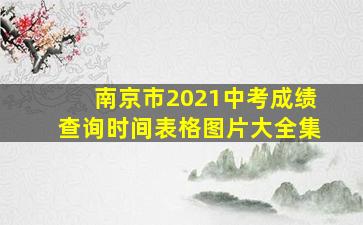 南京市2021中考成绩查询时间表格图片大全集