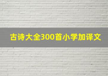 古诗大全300首小学加译文