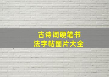 古诗词硬笔书法字帖图片大全