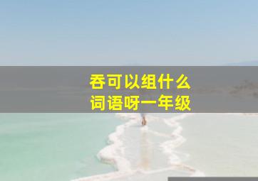 吞可以组什么词语呀一年级