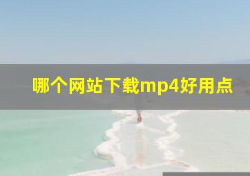 哪个网站下载mp4好用点