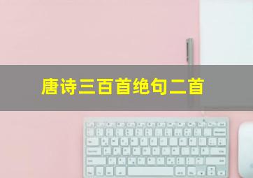 唐诗三百首绝句二首