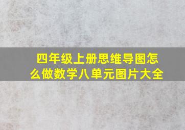 四年级上册思维导图怎么做数学八单元图片大全