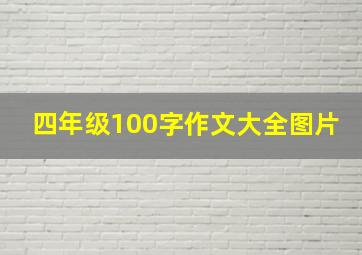 四年级100字作文大全图片