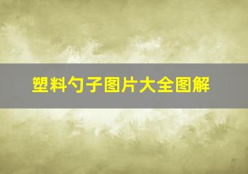 塑料勺子图片大全图解