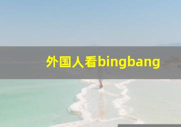 外国人看bingbang