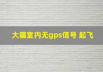 大疆室内无gps信号 起飞