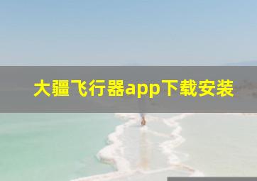 大疆飞行器app下载安装