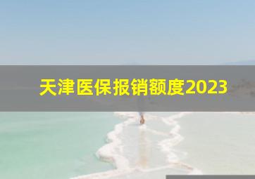 天津医保报销额度2023