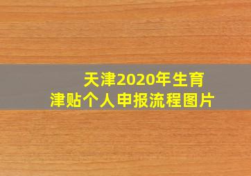 天津2020年生育津贴个人申报流程图片