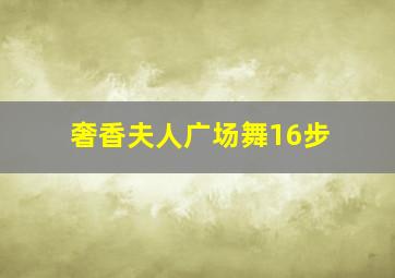 奢香夫人广场舞16步