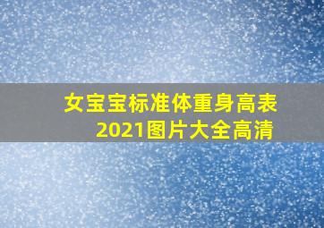 女宝宝标准体重身高表2021图片大全高清