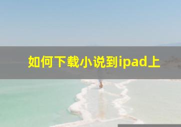 如何下载小说到ipad上