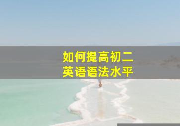 如何提高初二英语语法水平