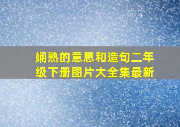 娴熟的意思和造句二年级下册图片大全集最新