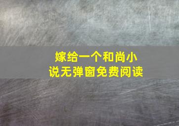 嫁给一个和尚小说无弹窗免费阅读