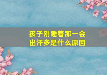 孩子刚睡着那一会出汗多是什么原因