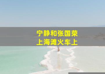 宁静和张国荣上海滩火车上