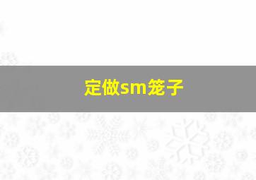 定做sm笼子