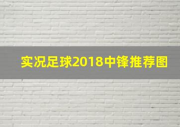 实况足球2018中锋推荐图